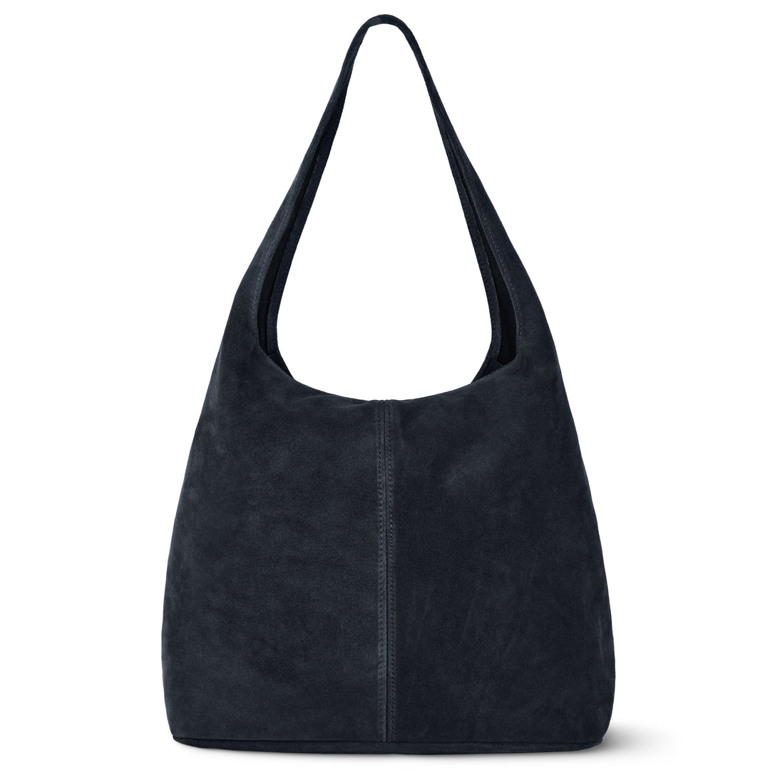 Suede Leather Hobo Bag