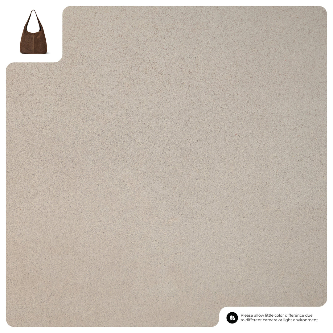 Suede Leather Hobo Bag