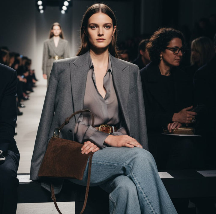 Suede Leather Shoulder Bag