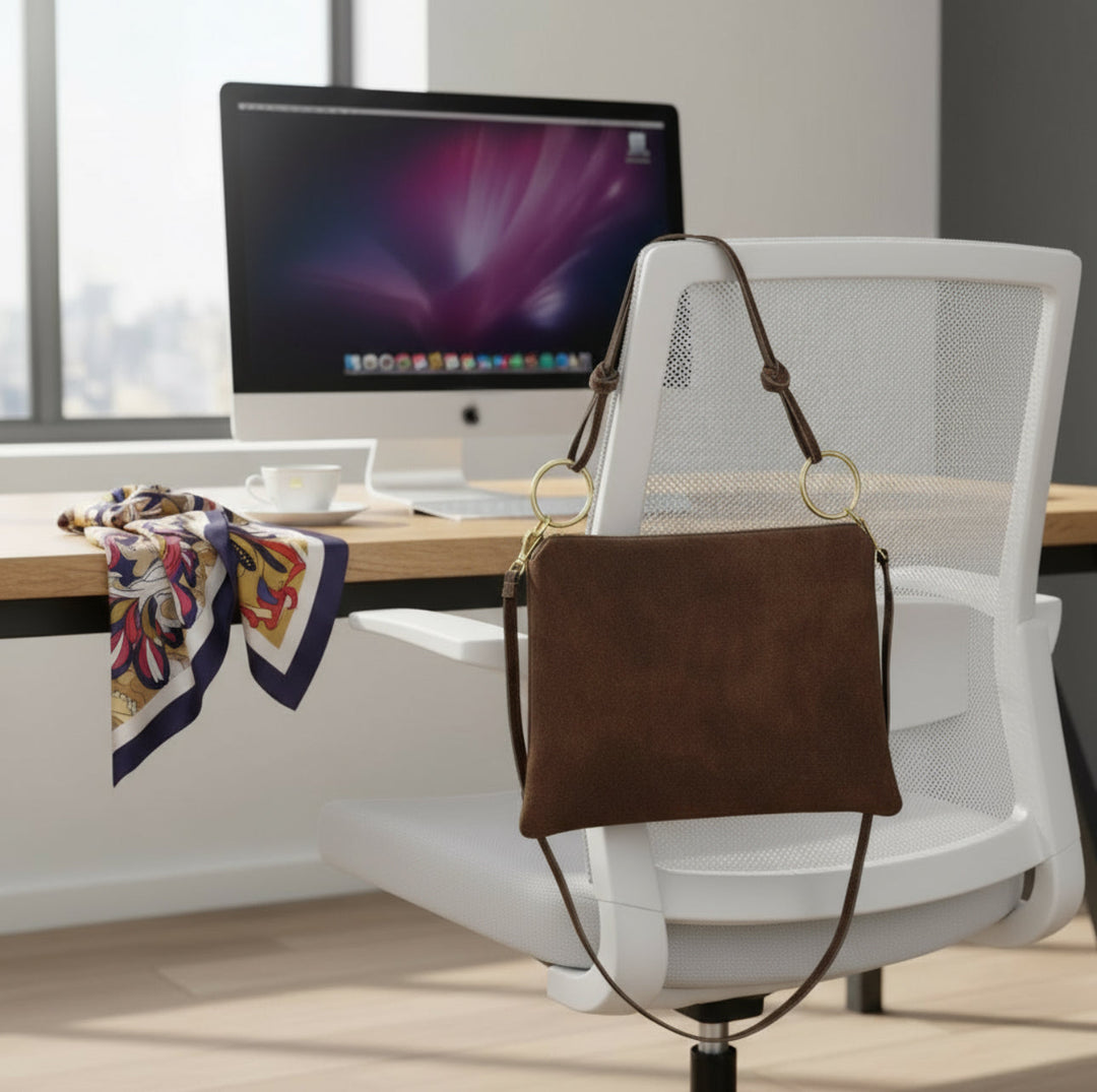 Suede Leather Shoulder Bag