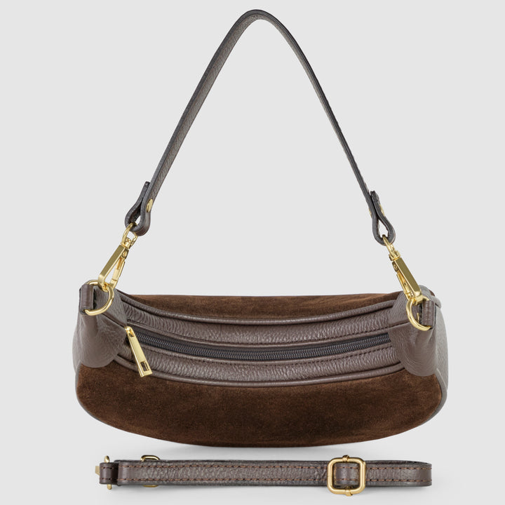 Suede Leather Shoulder Bag