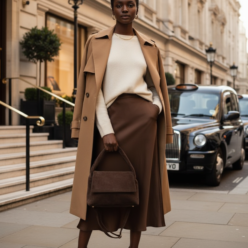 Suede Leather Top-Handle Bag