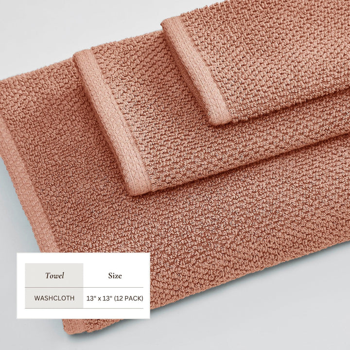 Cotton Textured Bath Towel Set - Acacia Collection